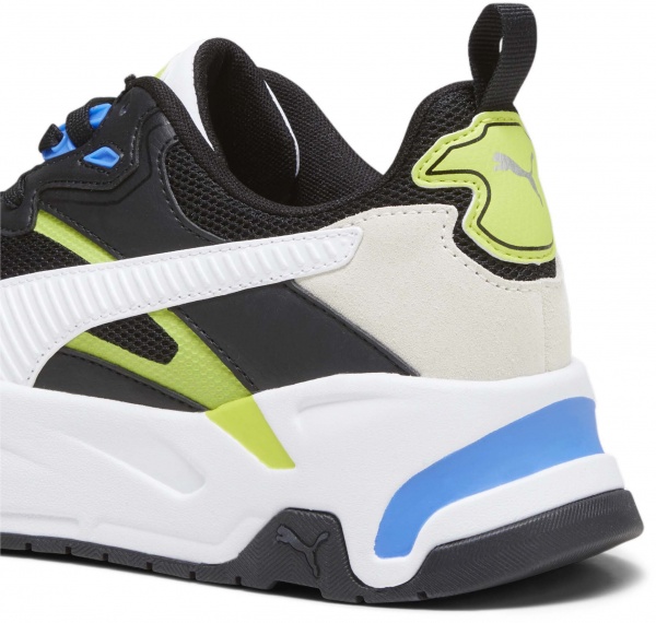 Кроссовки Puma TRINITY PUMA BLACK-PUMA WHITE-LIME SMASH 38928912 р.44,5 разноцветный