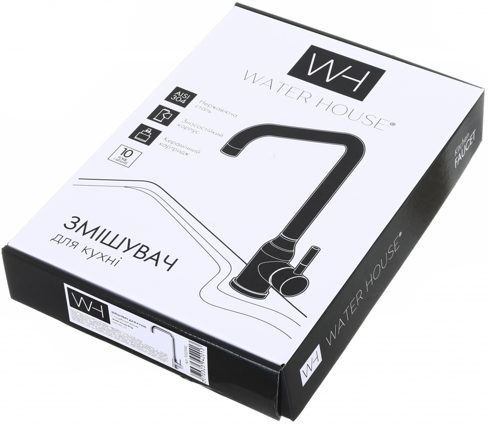 Змішувач для кухні Water House Ring Г-подібний вилив хром