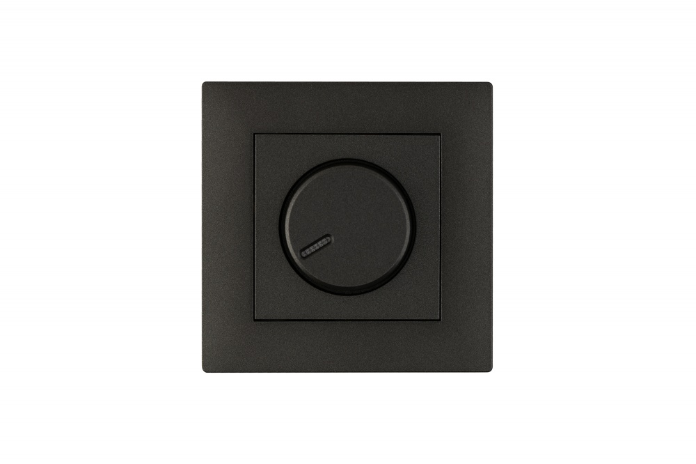 Світлорегулятор поворотний Makel Rizz 600 Вт 20 IP димчастий 88050011