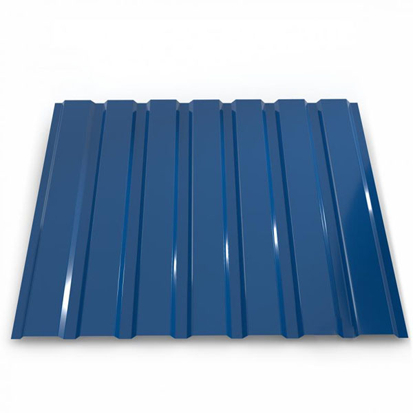 Профнастил глянцевый PSM ПР-15А 1155x2500 мм RAL 5005 синий