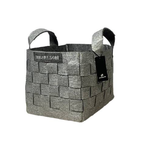 Кошик декоративний лукошко 30х30x40 см металік Michelson