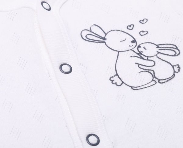 Комбинезон детский унисекс Minikin р.56 молочный 21230556 