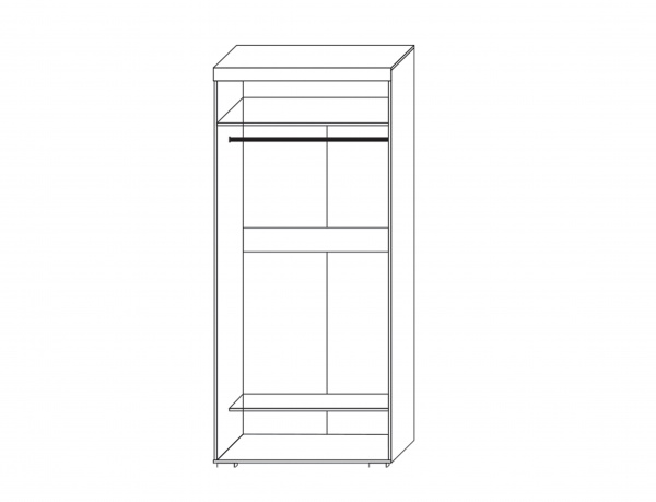 Шкаф SOKME 900 Марк венге магия/дуб родос 