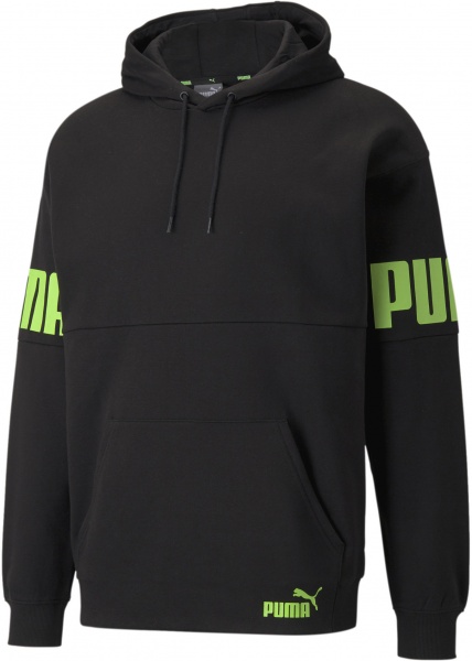 Джемпер Puma PUMA POWER Colorblock Hoodie 84610351 р. S черный