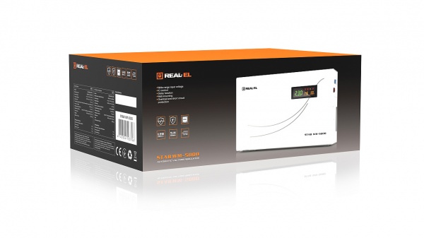 Стабілізатор напруги Real-el STAB WM-5000
