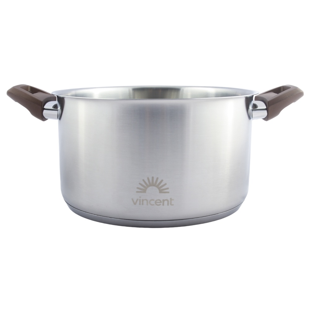 Кастрюля с крышкой Vincent 24 см 5,8 л VC-3186-24
