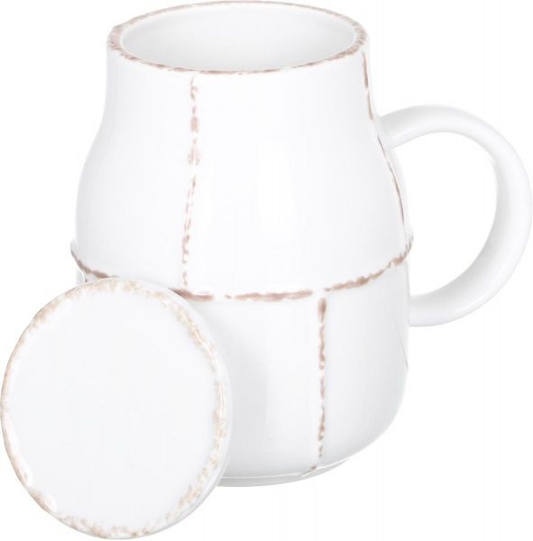 Чашка с крышкой Vintage beige 350 мл LH5506-350-J021 Fiora