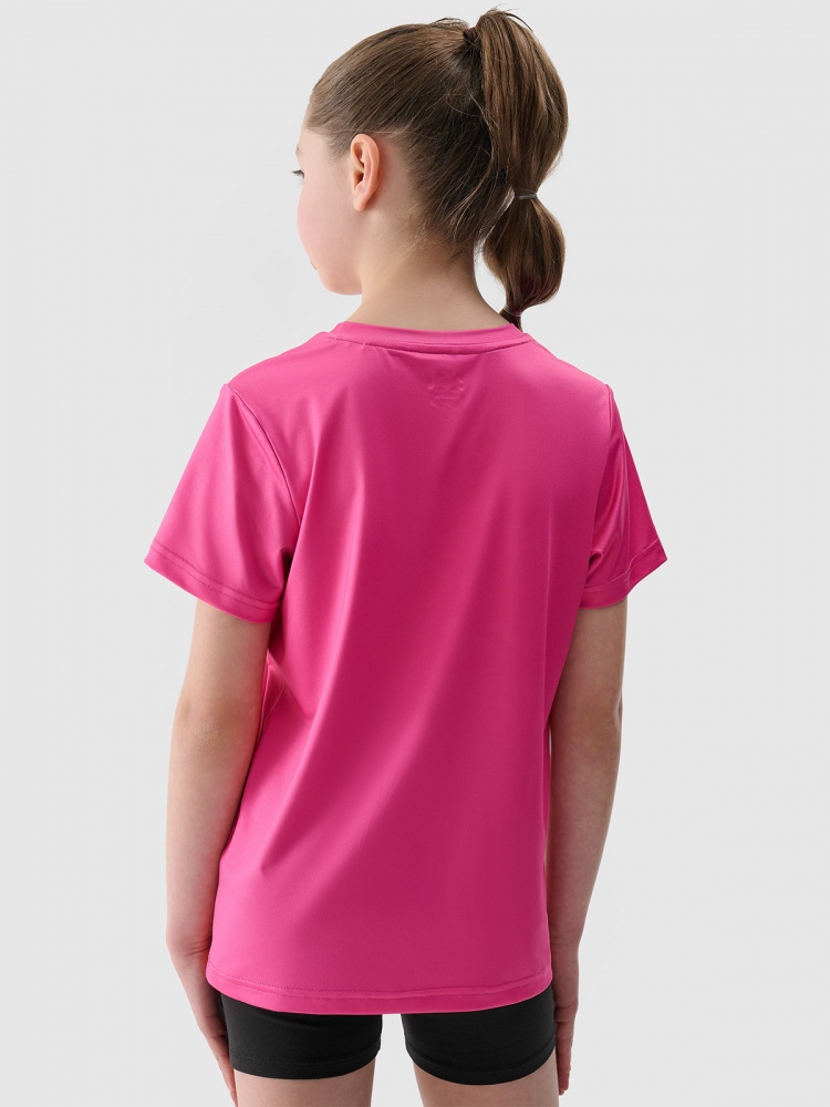 Футболка 4F TSHIRT FNK F1185 4FJWSS25TFTSF1185-55N р.146-152 рожевий