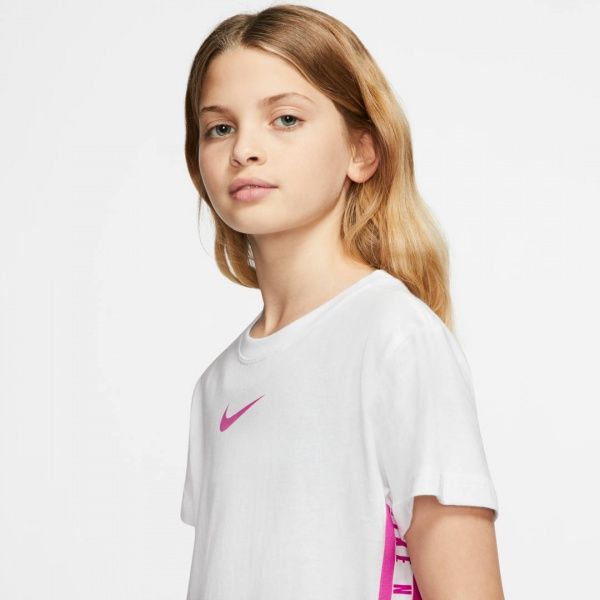 Футболка Nike G NSW TEE DPTL TRICOT TRACK CT2788-100 L білий