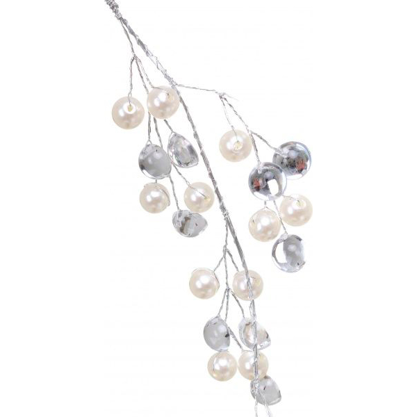 Декоративная подвеска Кристаллы с жемчугом 35 см EPI-EYC19067-H35