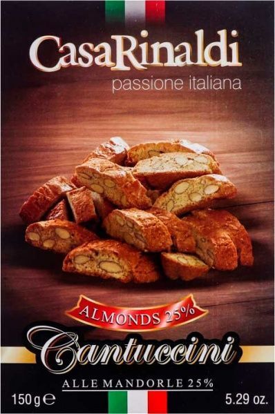 Печенье Casa Rinaldi Кантуччини с миндалем 150 г (8006165406635) 
