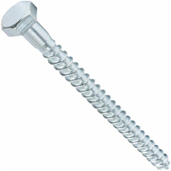 Винт для дерева шестигранная головка DIN 571, ЦБ (код 653) 12x180 мм вес Expert Fix