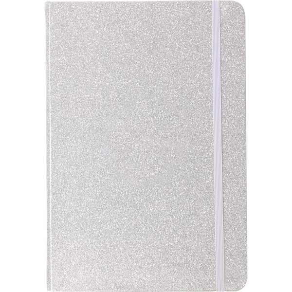 Книга для записей Ningbo А5 96 листов серебряная