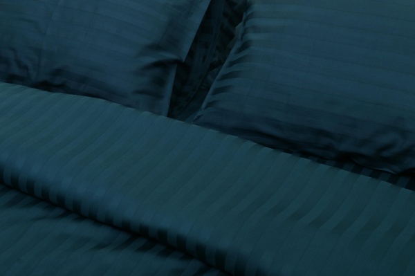 Комплект постільної білизни Mishalle євро темно-зелений Ideal 