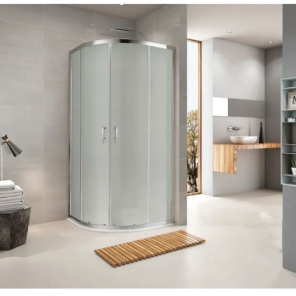 Душевая кабина Koller Pool ROUND полукруглая 1200x800x1900 мм стекло матовое R12080RG