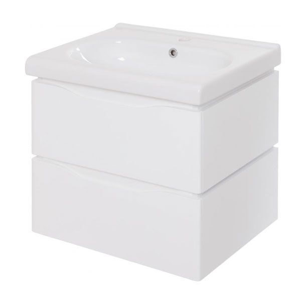 Тумба подвесная Aqua Rodos Венеция 60 с умывальником City 60 