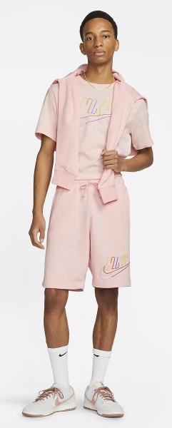 Шорты Nike CLUB+ FT SHORT MCF DX0807-686 р. M розовый