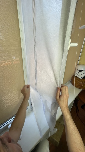 Система для монтажа мобильного кондиционера 