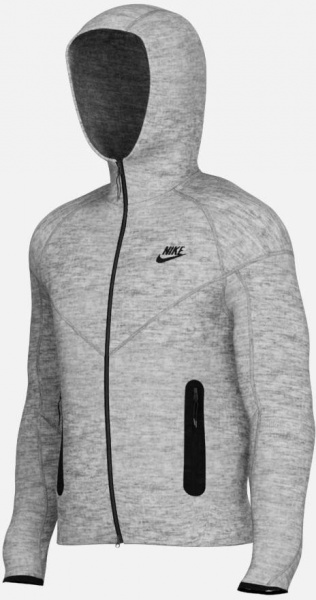 Джемпер Nike M NK TCH FLC FZ WR HOODIE FB7921-063 р.L сірий