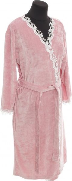 Халат домашний La Nuit Home Dantel р. XS розовый ET-416 