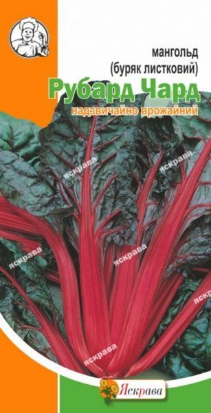 Семена Яскрава мангольд Рубард Чард 1,5 г (4823069802196)