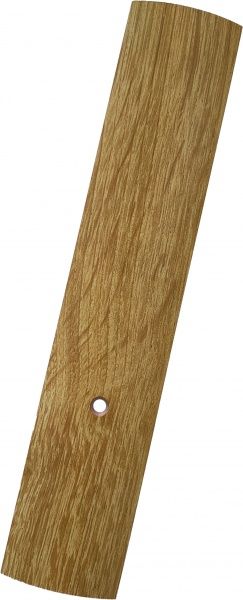 Поріжок алюмінієвий перехідний 40 мм Braz Line гладенький приховане кріплення 900 мм дуб натуральний 