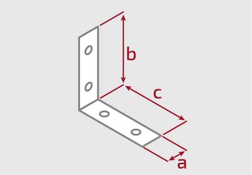 Кутник перфорований Profstal рівносторонній 50x50x15 мм 1,8 мм