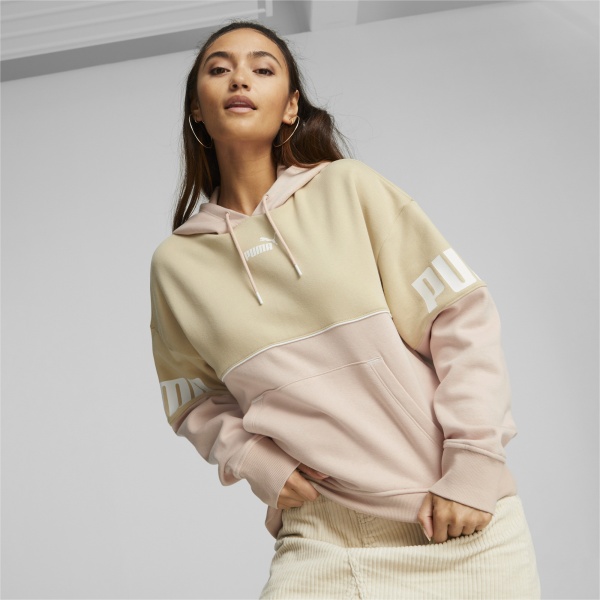 Джемпер Puma POWER COLORBLOCK HOODIE FL 84995267 р. S бежевый