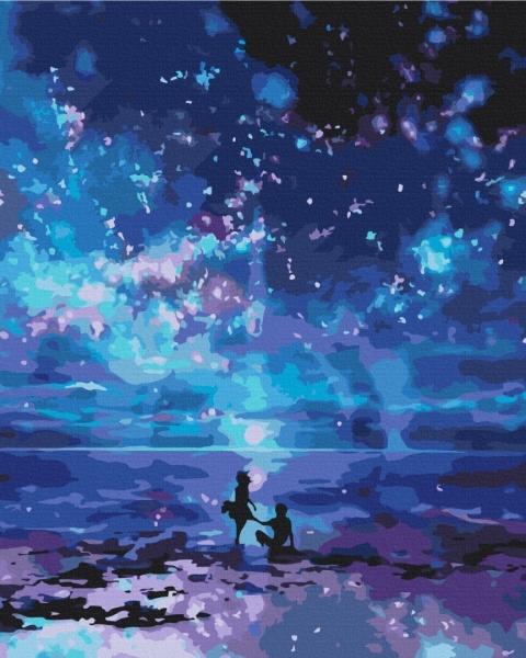 Картина за номерами Нічна набережна PBS66007 40x50 см Brushme 