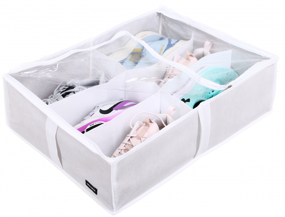 Органайзер складаний Organize WH-O-6 на 6 пар (білий) 150x400x530 мм