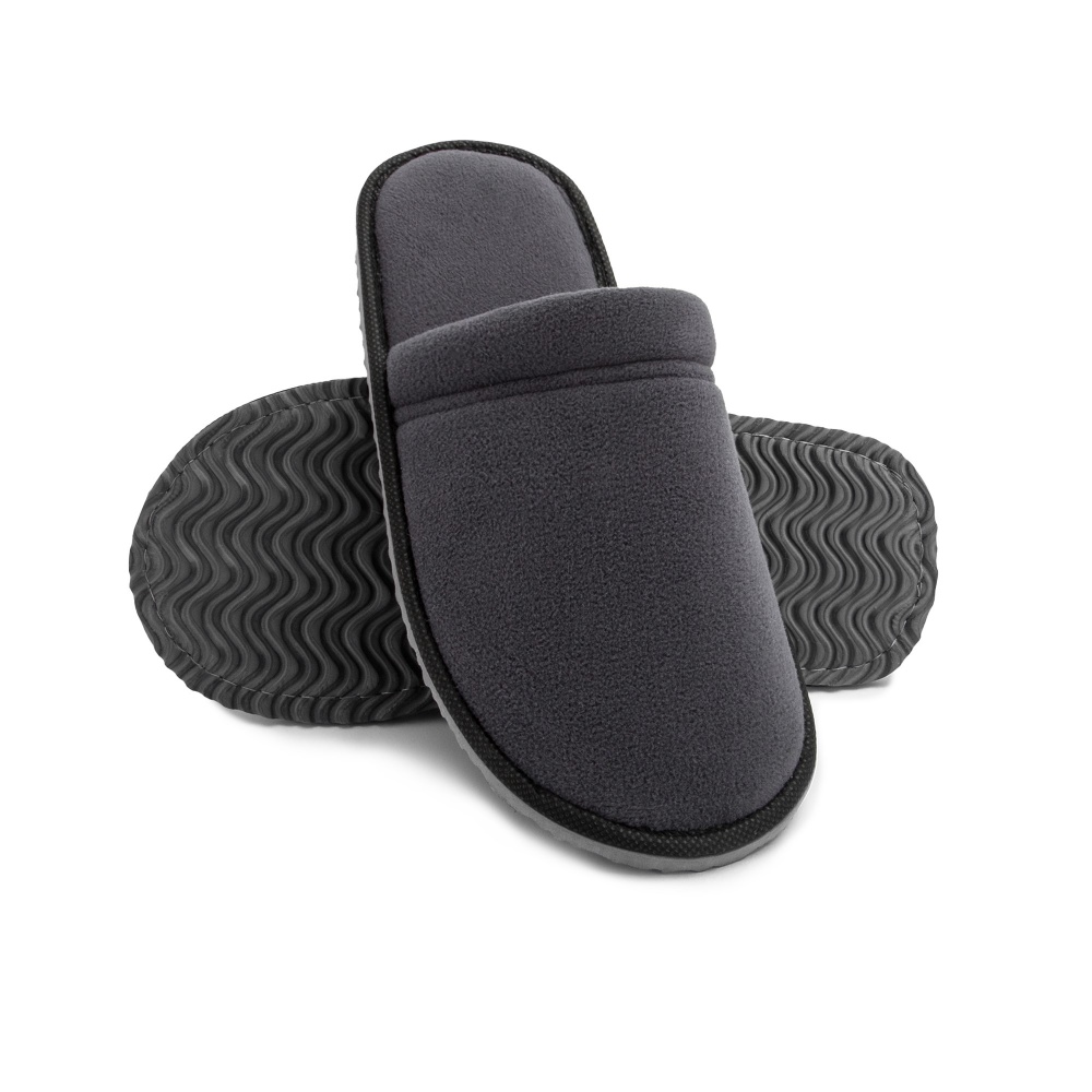 Тапки домашние Twins флис закрытые р.40/41 темно-серый