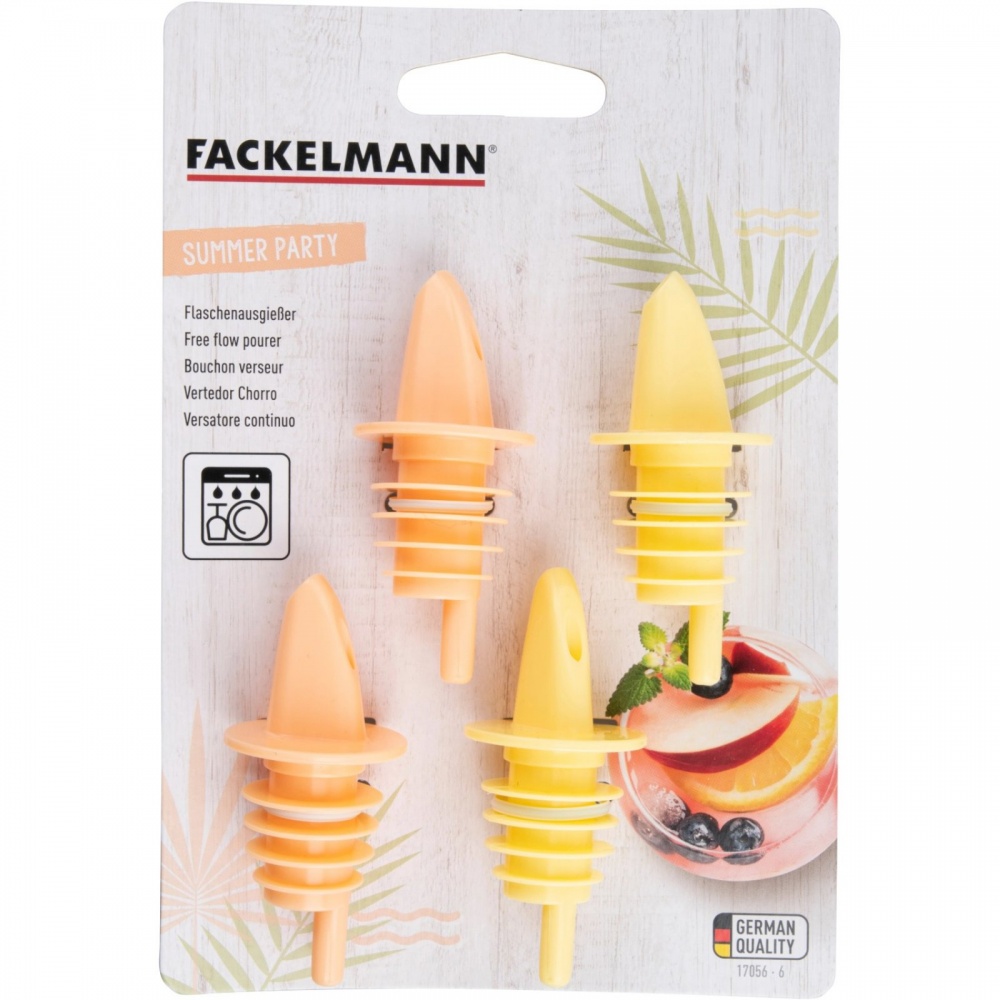 Набор дозаторов для бутылок Fackelmann 6,8 см 4 шт. 17056