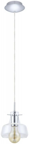 Подвес Eglo BRIXHAM 1xE27 хром 49265 