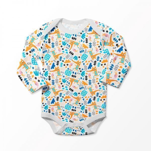 Боди детское ТМ Софія Foxes р.80 оранжевый 121280 