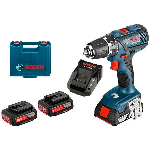 Шуруповерт аккумуляторный Bosch Professional GSR 18-2-LI 06019E6104