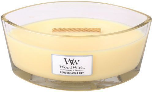 Свеча ароматическая Woodwick Ellipse Lemongrass and Lily 453 г 