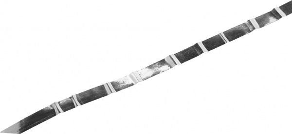 Стрічка President deco металізована 0,5 см 150 м металік 