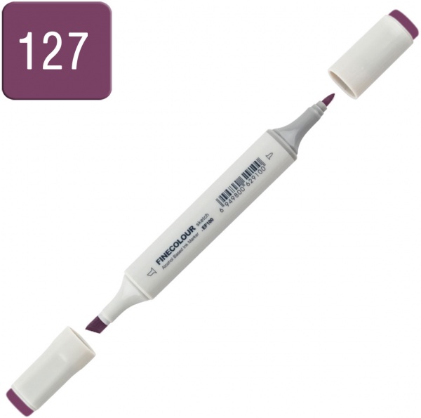 Маркер спиртовой FINECOLOUR Sketch EF100-127 баклажан 