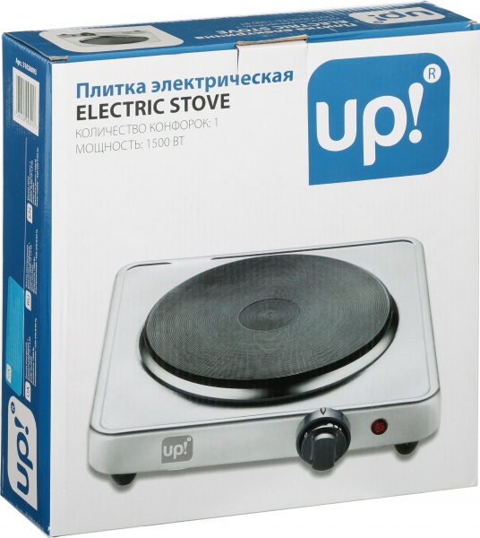 Плита електрична настільна UP! (Underprice) UpWl-1P-1,5-SS 