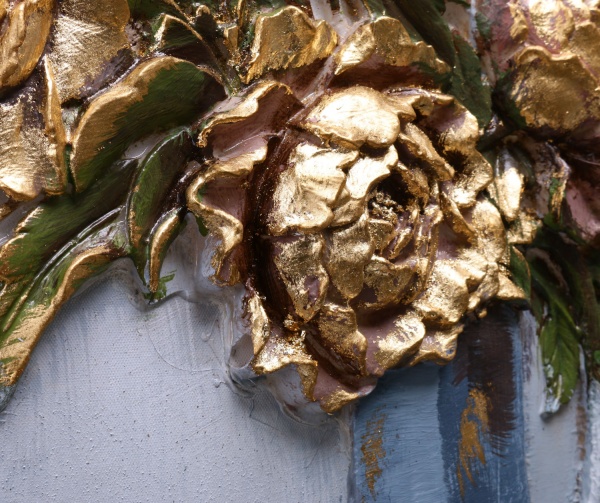 Картина Цветы 80x80 см H1510 