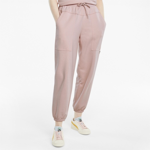Штани Puma Downtown Sweatpants 53168036 р. S світло-рожевий