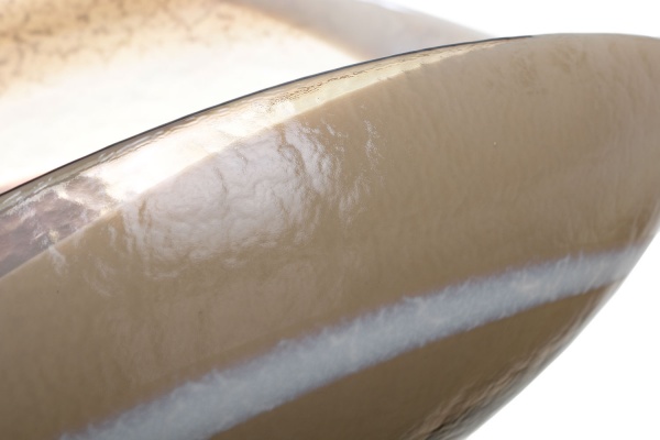 Фруктовница Yalos Murano TANGO 15 см золотая с перламутровым эффектом 