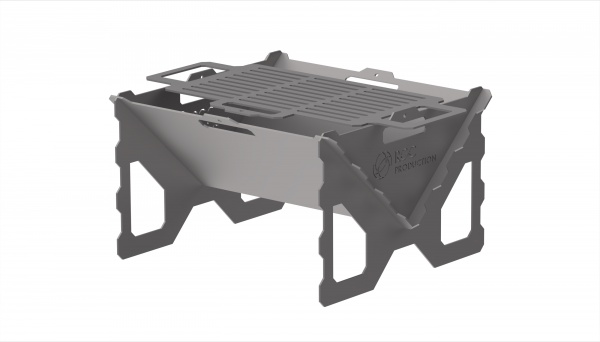 Мангал RGC Production разборный 530х400х260 в чехле