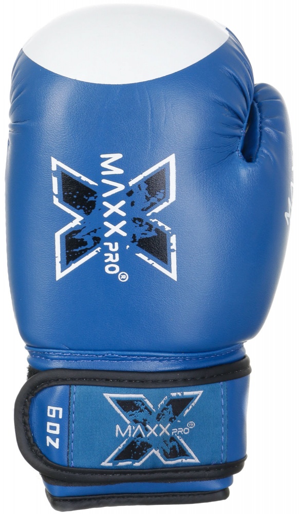 Боксерские перчатки MaxxPro AVG-616 Blue vynil-06 р. 6 6oz Blue vynil-06 синий