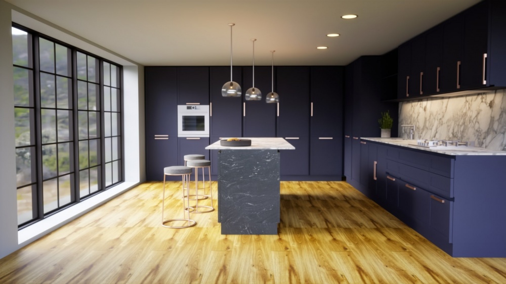 Паркетная доска OLBER WOOD smoked brown однополосная 2200х180х15 мм FLORA