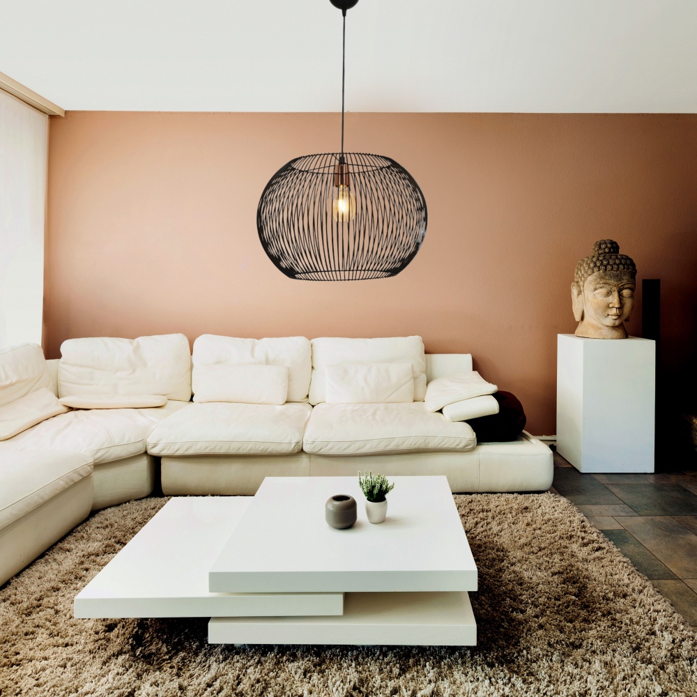 Підвіс Sensio CORDANO 1x60 Вт E27 чорний MDL.5137