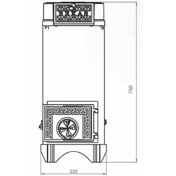 Печь-буржуйка Duval EY-306 Bekas