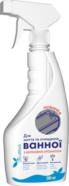 Моющее средство DeLaMark для ванной комнаты с цветочным ароматом 0,5 л