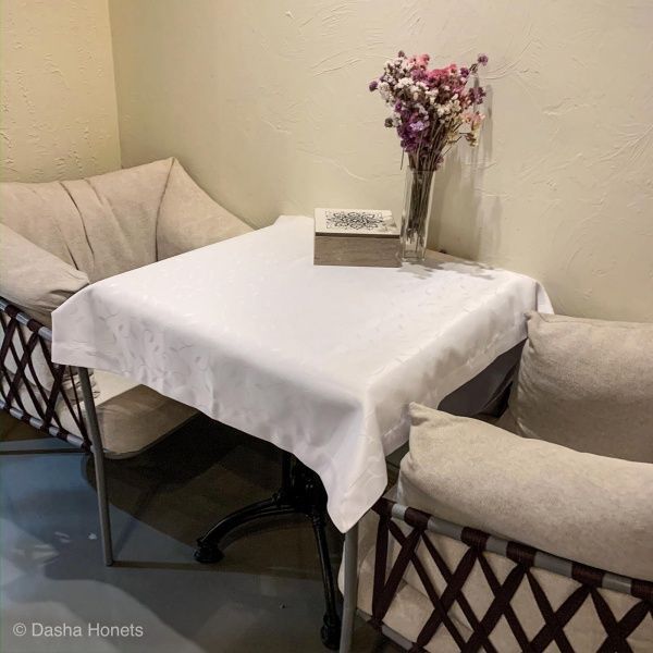 Скатерть Dafne водоотталкивающая 150x260 см белый ITA Dream 