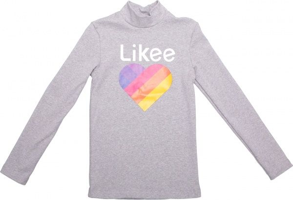 Джемпер Luna Kids р.140 серый меланж 103551 